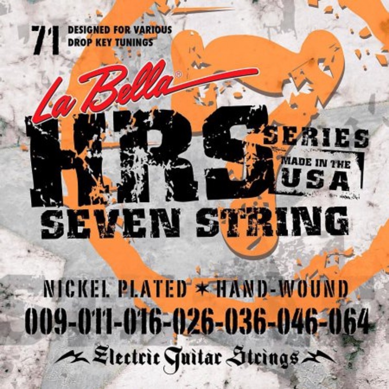 la-bella-hrs-71-7-string-electric-guitar-9-64 La Bella HRS-71 7-String Electric Guitar 9-64