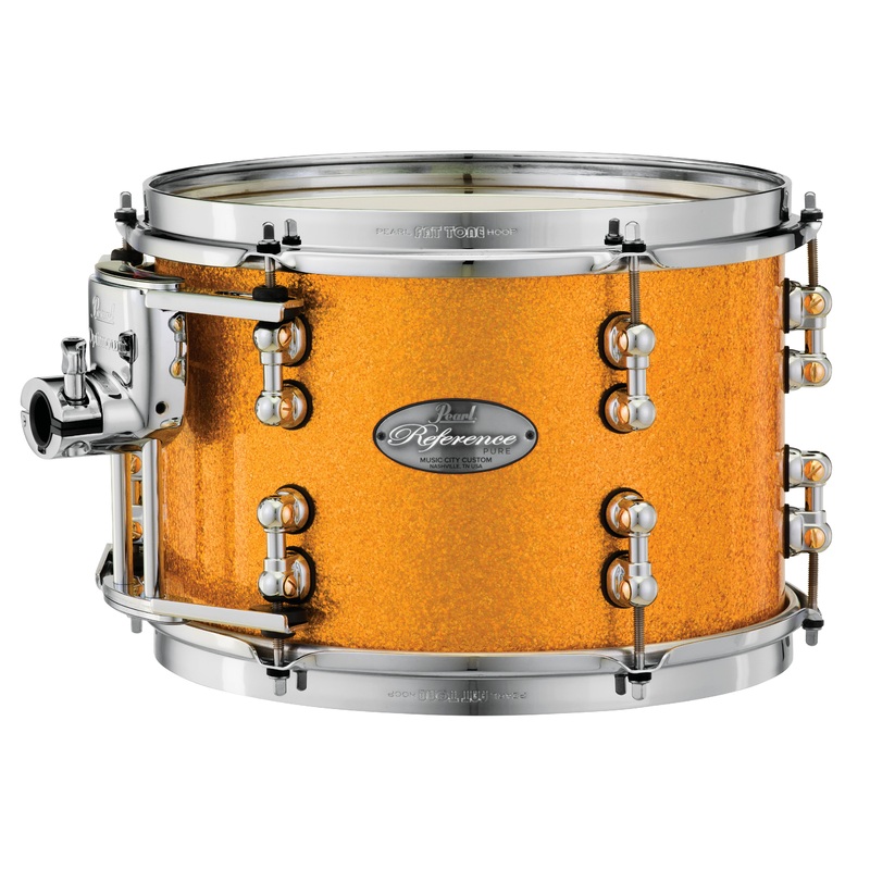 pearl-music-city-custom-14-x11-reference-pure-series-tom-vintage-gold-sparkle-rfp1411t-c423 Pearl Music City Custom 14"x11" Reference Pure Series Tom VINTAGE GOLD SPARKLE RFP1411T/C423