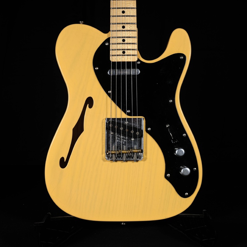 pre-owned-04-fender-masterbuilt-chris-fleming-51-nocaster-thinline-blonde Pre Owned '04 Fender Masterbuilt Chris Fleming '51 Nocaster Thinline Blonde