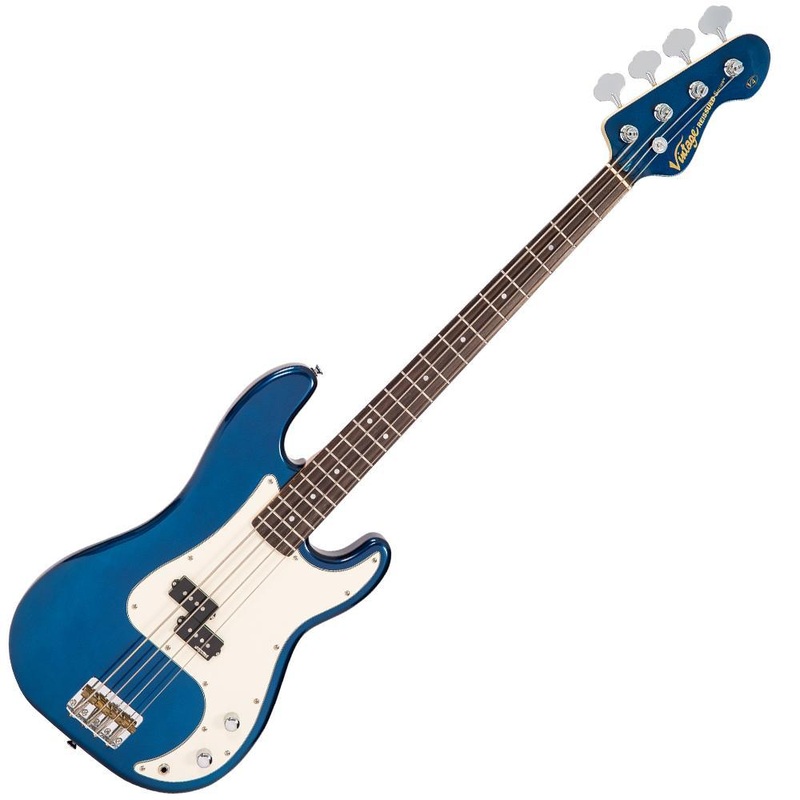 vintage-v4-reissued-bass-guitar-bayview-blue Vintage V4 Reissued Bass Guitar ~ Bayview Blue