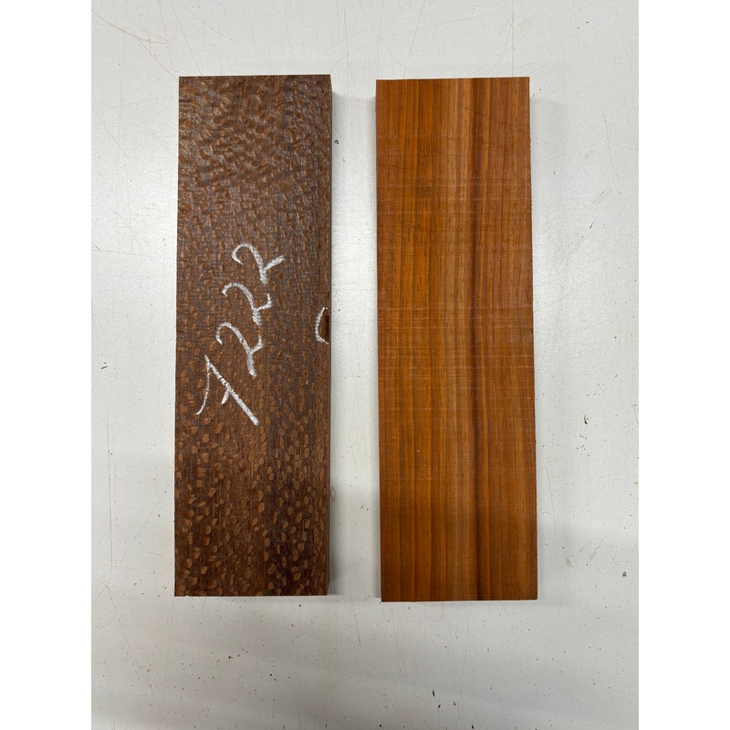 2-pack-2-species-padauk-leopardwood-thin-stock-lumber-12-1-2-x3-5-8-x7-8-7222 2 Pack, 2 Species Padauk + Leopardwood Thin Stock Lumber 12-1/2"x3-5/8"x7/8"#7222