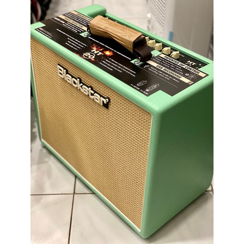 blackstar-ht-20r-mkii-combo-limited-edition-full-tube-amplifier-in-surf-green Blackstar HT-20R MKII Combo Limited Edition Full Tube amplifier in Surf Green