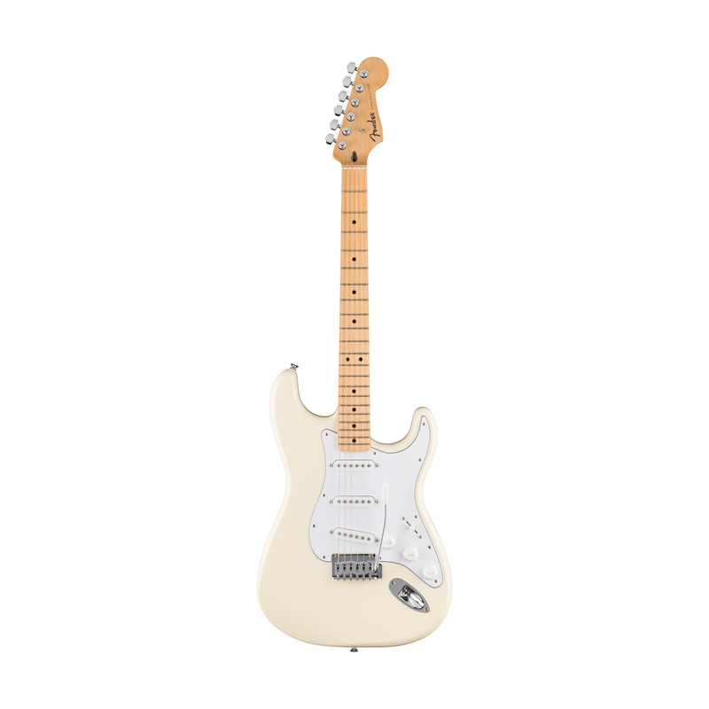 fender-standard-stratocaster-electric-guitar-maple-fb-olympic-white Fender Standard Stratocaster Electric Guitar, Maple FB, Olympic White