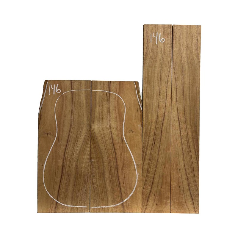 flame-hawaiian-koa-dreadnought-aaa-grade-guitar-back-side-set-146 Flame Hawaiian Koa Dreadnought AAA Grade Guitar Back & Side Set #146