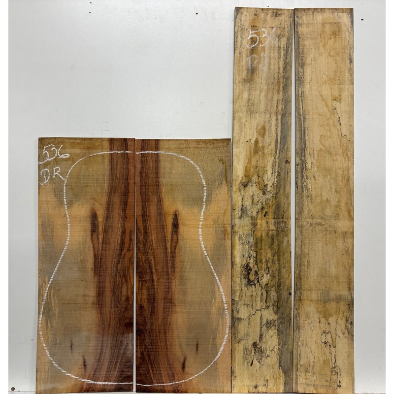 royal-red-tamarind-dreadnought-guitar-back-and-side-set-536 Royal Red Tamarind Dreadnought Guitar Back and Side Set #536