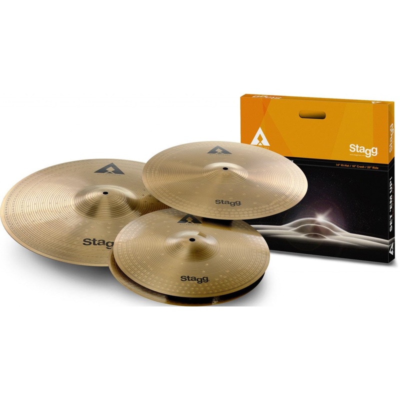 stagg-axk-set-copper-steel-cymbal-set-14-16-20 Stagg AXK SET Copper-Steel Cymbal Set 14 + 16 + 20