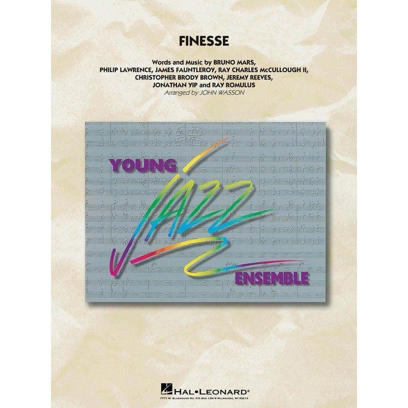 finesse-bruno-mars-arr-john-wasson-stage-band-chart-grade-3 Finesse, Bruno Mars Arr. John Wasson Stage Band Chart Grade 3