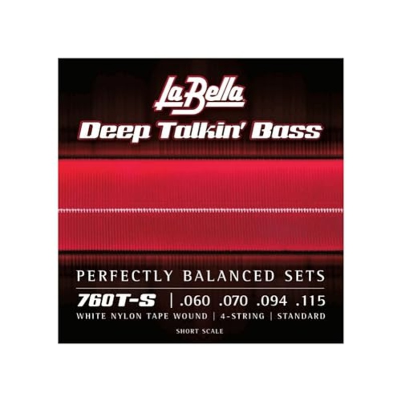 la-bella-760t-s-white-nylon-tape-standard-short-scale La Bella 760T-S White Nylon Tape - Standard, Short Scale