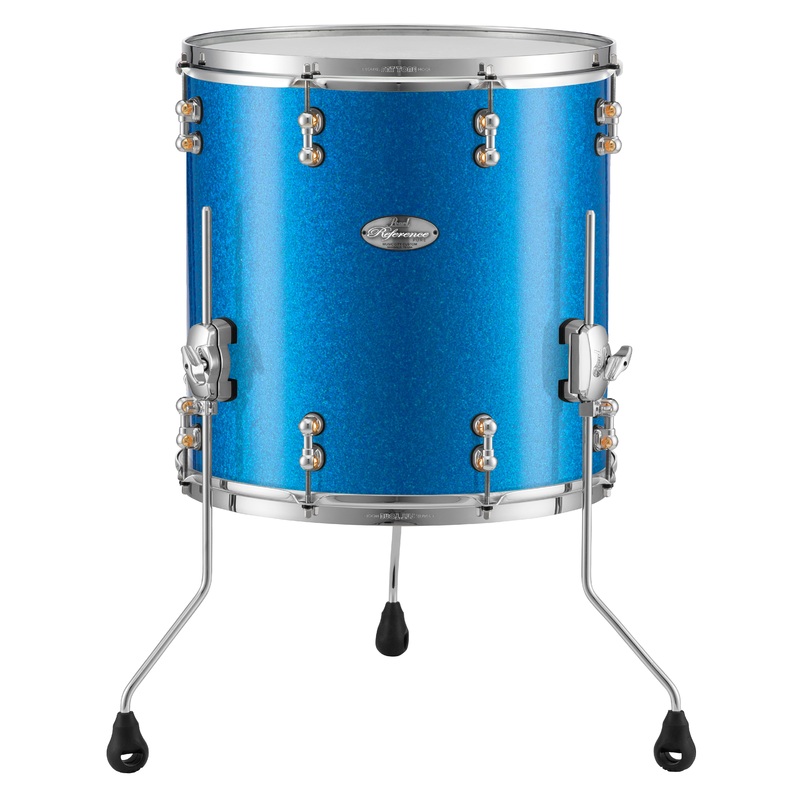 pearl-music-city-custom-reference-pure-13-x6-5-snare-drum-vintage-blue-sparkle-rfp1365s-c424 Pearl Music City Custom Reference Pure 13"x6.5" Snare Drum VINTAGE BLUE SPARKLE RFP1365S/C424