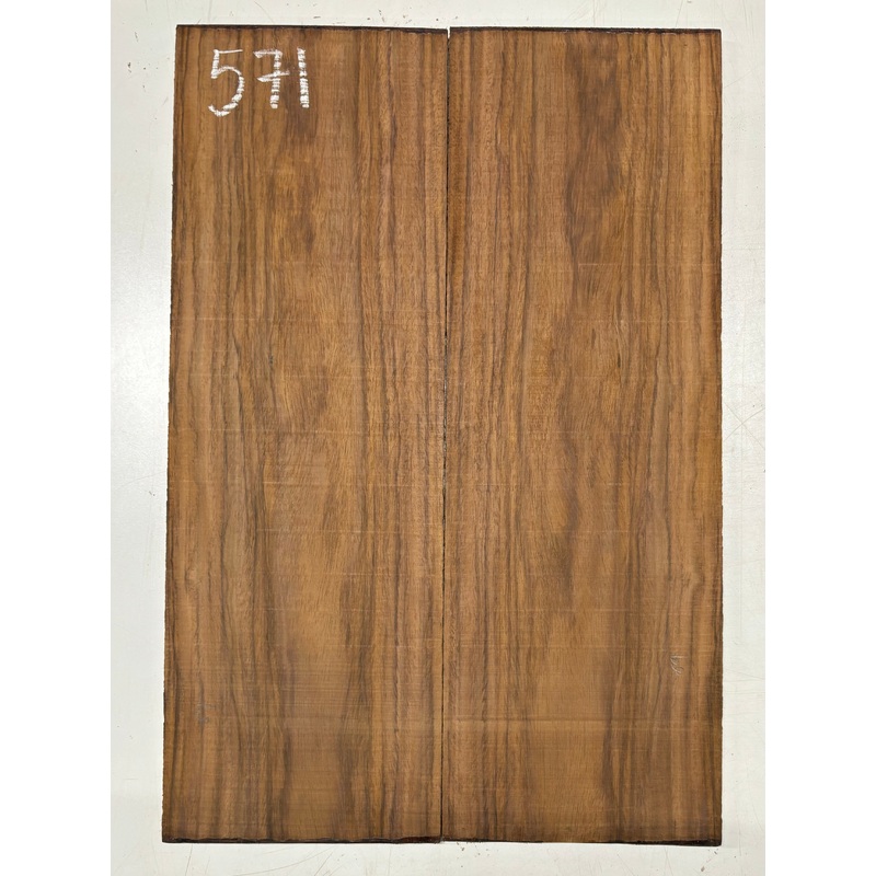 rare-tiger-striped-rosewood-guitar-drop-top-22-1-2-x-7-1-4-x-3-8-571 Rare Tiger Striped Rosewood Guitar Drop Top - 22-1/2" x 7-1/4" x 3/8" #571