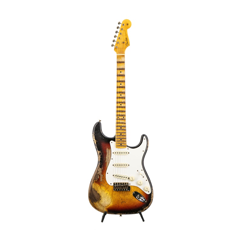 fender-custom-shop-ltd-ed-red-hot-strat-super-heavy-relic-faded-aged-chocolate-3-color-sunburst Fender Custom Shop Ltd Ed Red Hot Strat Super Heavy Relic, Faded Aged Chocolate 3-Color Sunburst
