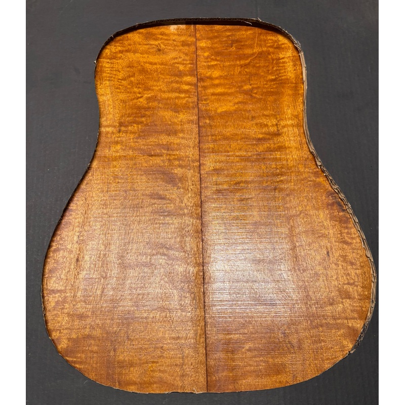 flame-genuine-mahogany-dreadnought-guitar-back-set-4190 Flame Genuine Mahogany Dreadnought Guitar Back Set #4190