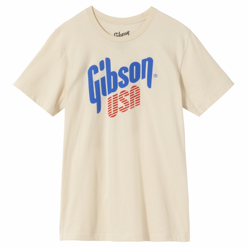 gibson-usa-cream-t-shirt Gibson USA Cream T-Shirt