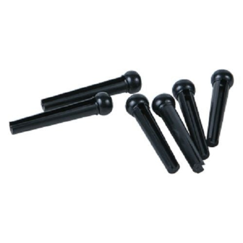 golden-gate-f-3608-abs-acoustic-guitar-bridge-pin-set-of-6-black Golden Gate F-3608 ABS Acoustic Guitar Bridge Pin (Set of 6) Black