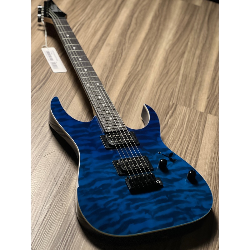 ibanez-gio-grg120qasp-bgd-6-string-in-blue-gradiation Ibanez Gio GRG120QASP-BGD 6-String in Blue Gradiation