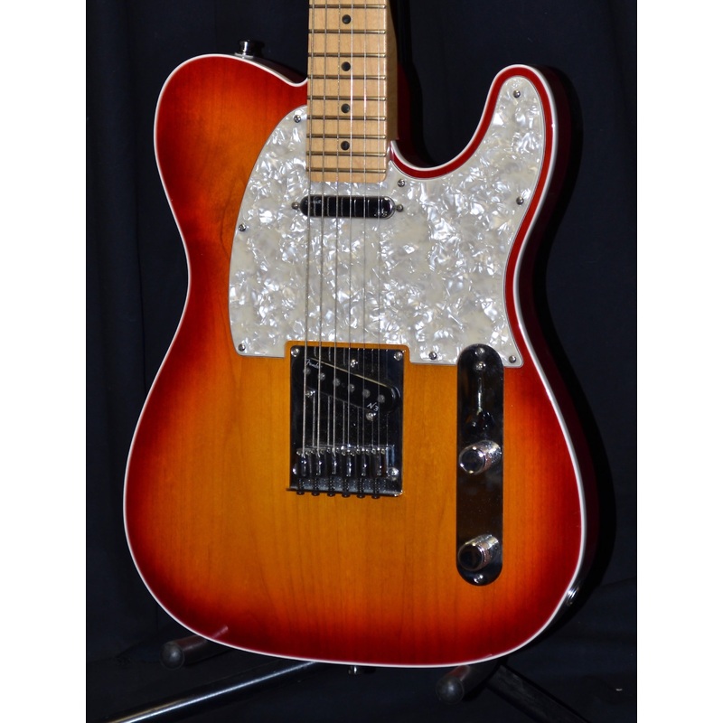pre-owned-fender-american-deluxe-telecaster-cherryburst-with-ohsc Pre Owned Fender American Deluxe Telecaster Cherryburst With OHSC