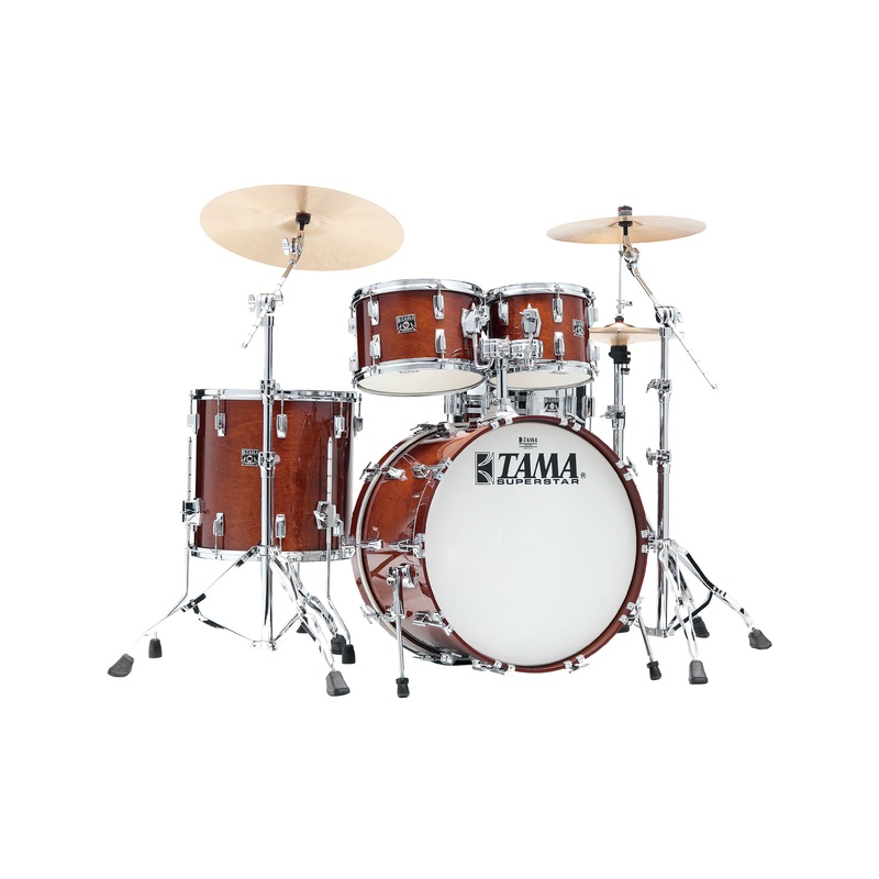 tama-su42rs-smh-superstar-limited-4-piece-drum-kit-22b-10t-12t-16f-super-mahogany TAMA SU42RS-SMH Superstar Limited 4-Piece Drum Kit (22B/10T/12T/16F), Super Mahogany