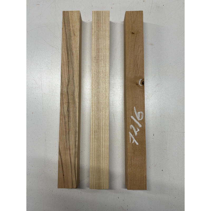3-pack-3-species-red-alder-white-ash-swamp-ash-turning-wood-blanks-18-3-4-x1-7-8-x1-7-8-7216 3 Pack, 3 Species Red Alder + White Ash + Swamp Ash Turning Wood Blanks 18-3/4"x1-7/8"x1-7/8"#7216