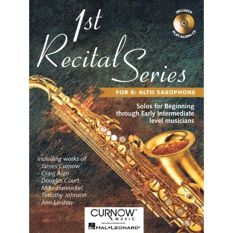 first-recital-series-alto-saxophone-book-cd First Recital Series, Alto Saxophone Book & CD