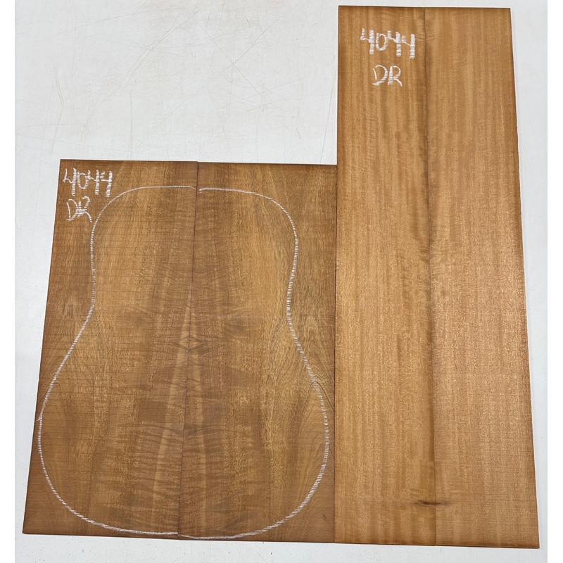 flame-genuine-mahogany-dreadnought-guitar-back-side-set-4044 Flame Genuine Mahogany Dreadnought Guitar Back & Side Set #4044