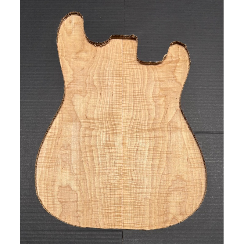 flame-hard-maple-guitar-drop-top-aaaa-grade-21-x-7-3-4-x-3-8-628 Flame Hard Maple Guitar Drop Top AAAA Grade - 21" x 7-3/4" x 3/8" #628
