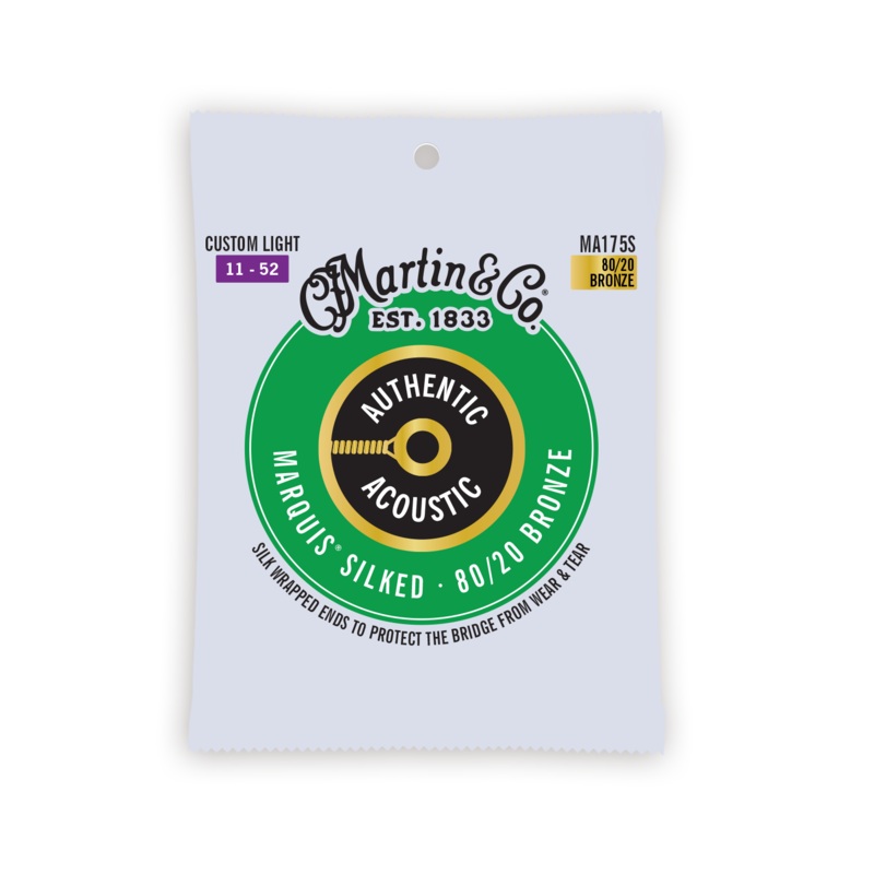 martin-ma175s-marquis-silked-custom-light-11-52-80-20-bronze-acoustic-guitar-strings Martin MA175S Marquis Silked Custom Light 11-52 80/20 Bronze Acoustic Guitar Strings