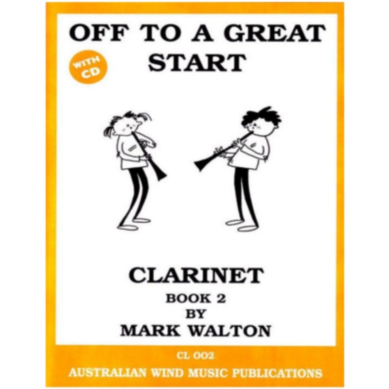 off-to-a-great-start-for-clarinet-book-2-bk-cd Off to a Great Start for Clarinet Book 2 Bk/CD