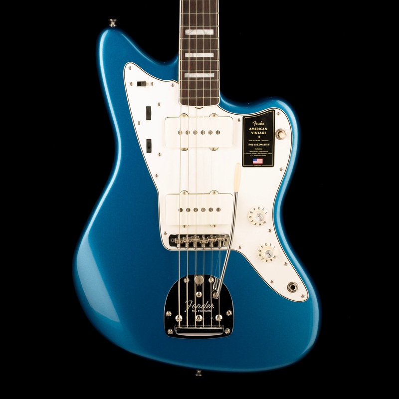 pre-owned-fender-american-vintage-ii-1966-jazzmaster-lake-placid-blue-with-ohsc Pre Owned Fender American Vintage II 1966 Jazzmaster Lake Placid Blue With OHSC