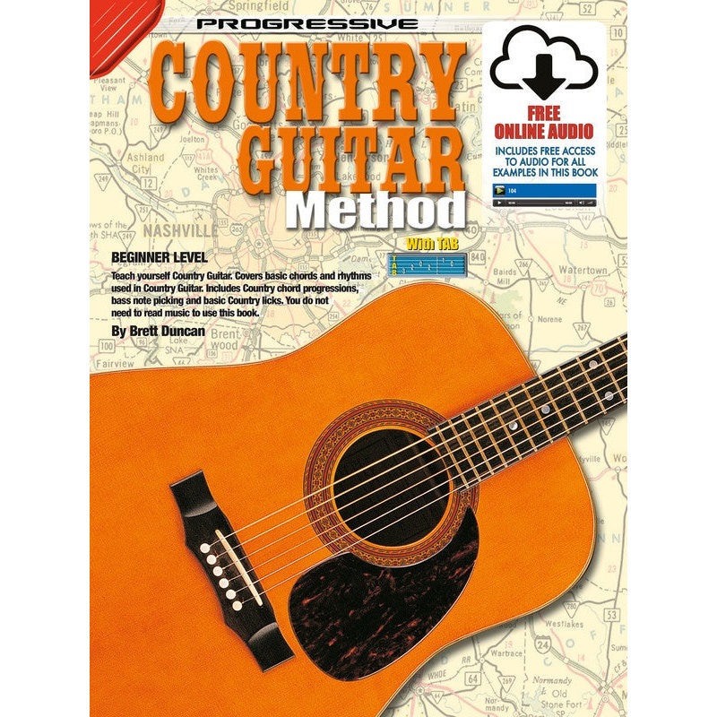 progressive-country-guitar-method-book-online-audio Progressive Country Guitar Method Book/Online Audio