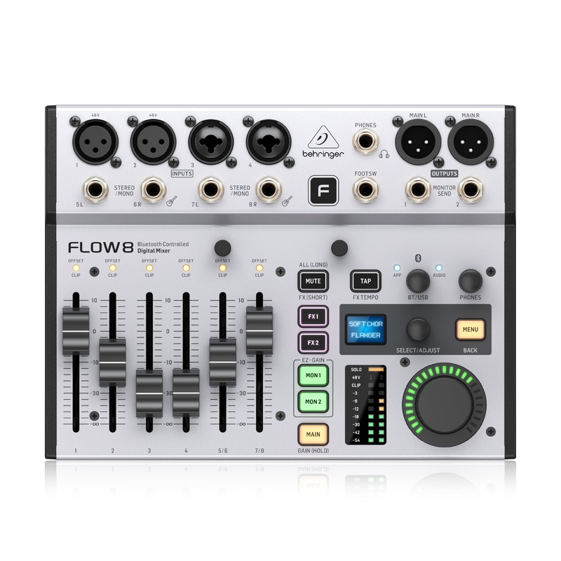 behringer-flow-8-8-input-digital-mixer-w-bluetooth Behringer Flow 8 8-Input Digital Mixer w/ Bluetooth