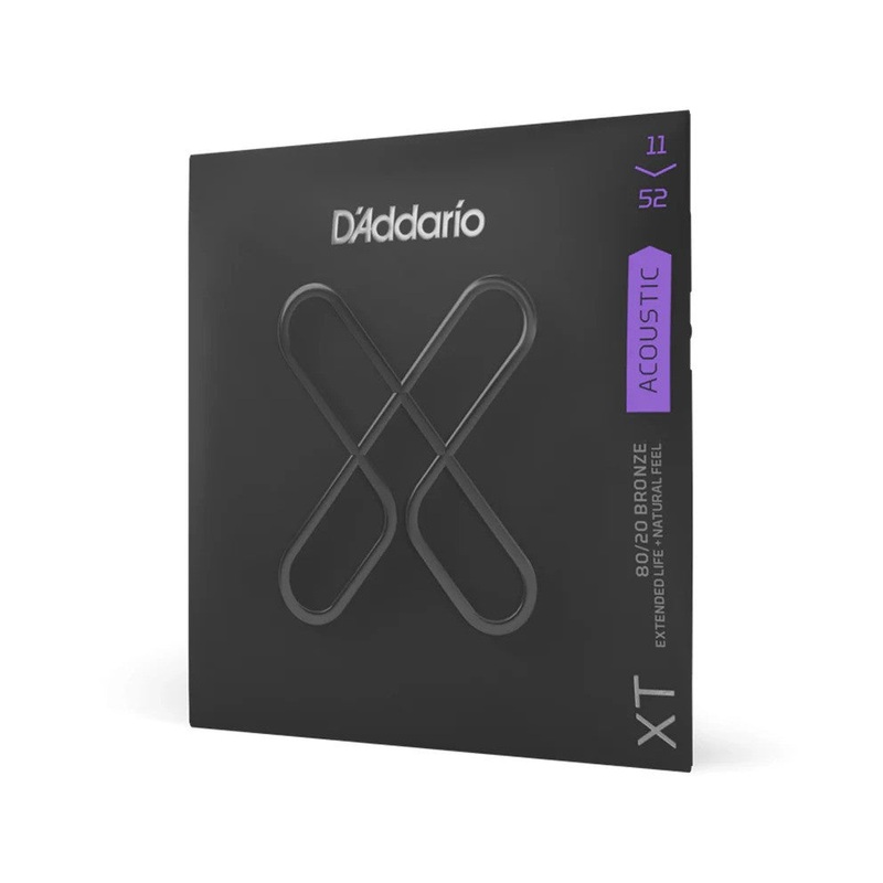 d-addario-xtabr1152-xt-80-20-acoustic-guitar-strings-extra-light-11-52 D'Addario XTABR1152 XT 80/20 Acoustic Guitar Strings, Extra Light, 11-52
