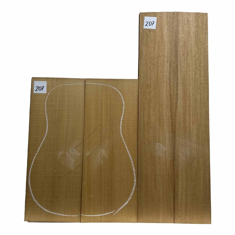 fijian-mahogany-dreadnought-guitar-back-and-side-sets-207 Fijian Mahogany Dreadnought Guitar Back And Side Sets #207