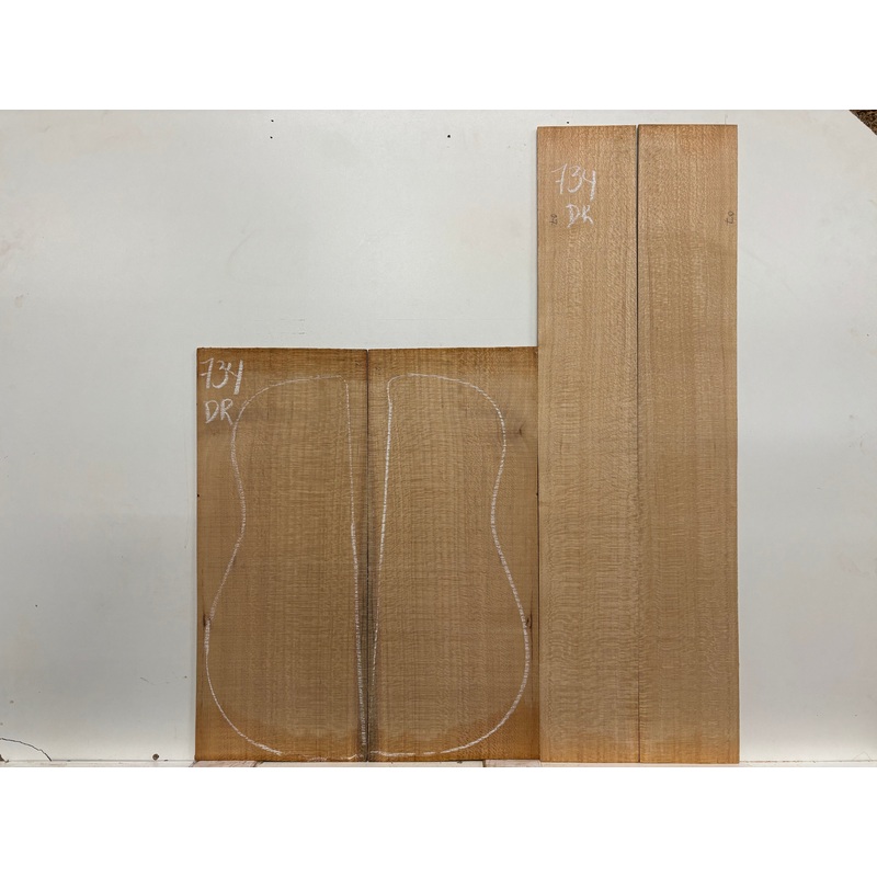 lacewood-dreadnought-guitar-back-side-set-734 Lacewood Dreadnought Guitar Back & Side Set #734