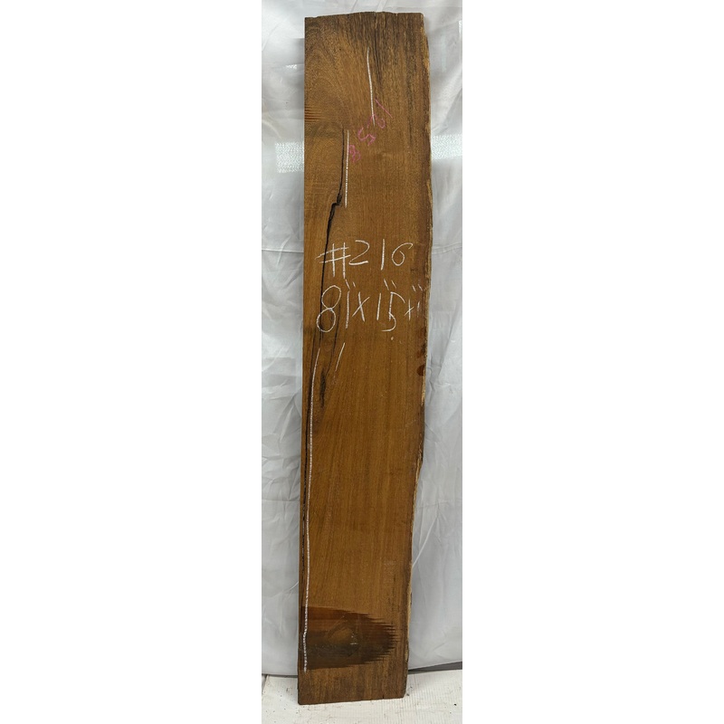 merbau-lumber-live-edge-slab-81-x-15-x-1-216 Merbau Lumber Live Edge Slab - 81" x 15" x 1" #216