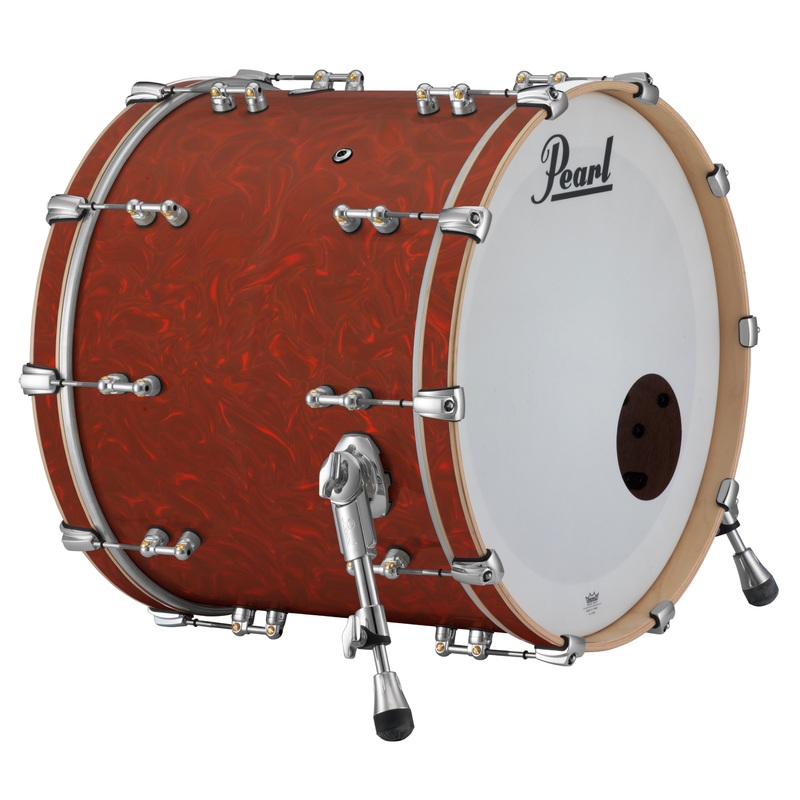 pearl-music-city-custom-reference-pure-22-x16-bass-drum-w-bb3-mount-cranberry-satin-swirl-rfp2216bb-c720 Pearl Music City Custom Reference Pure 22"x16" Bass Drum w/BB3 Mount CRANBERRY SATIN SWIRL RFP2216BB/C720
