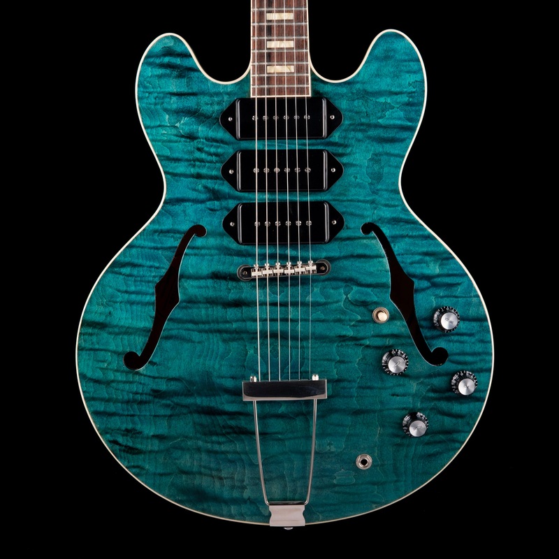 pre-owned-2024-gibson-custom-shop-mod-collection-1964-es-335-laguna-azul-with-ohsc Pre Owned 2024 Gibson Custom Shop Mod Collection 1964 ES-335 Laguna Azul with OHSC