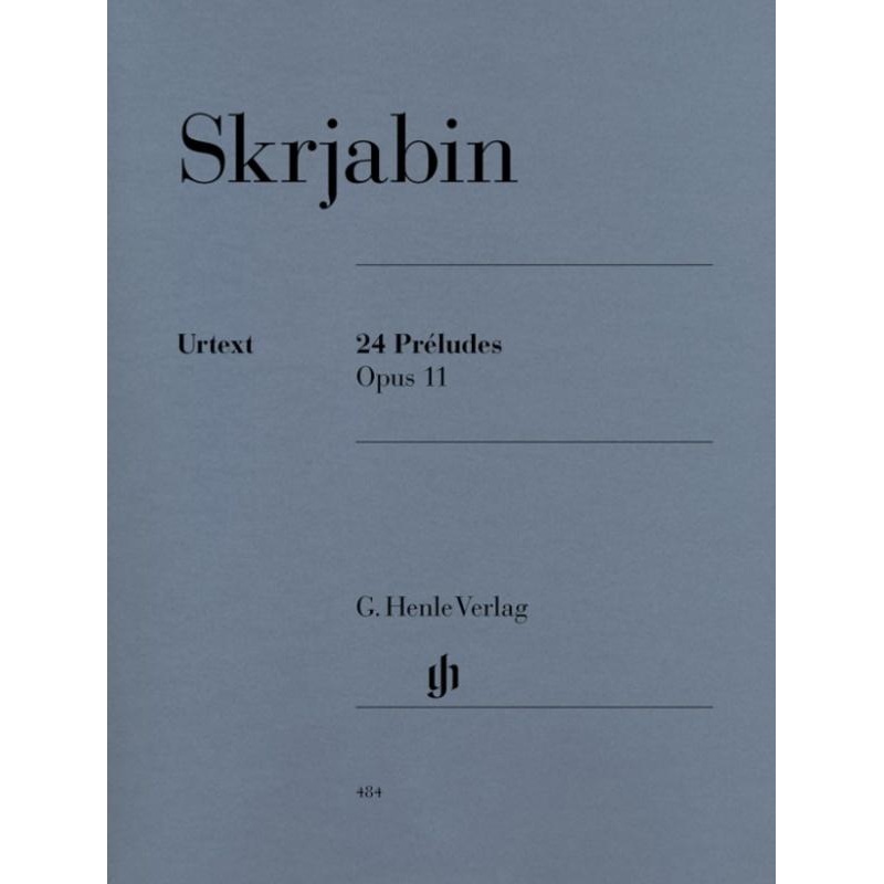 scriabin-24-preludes-op-11-piano Scriabin - 24 Preludes Op. 11, Piano
