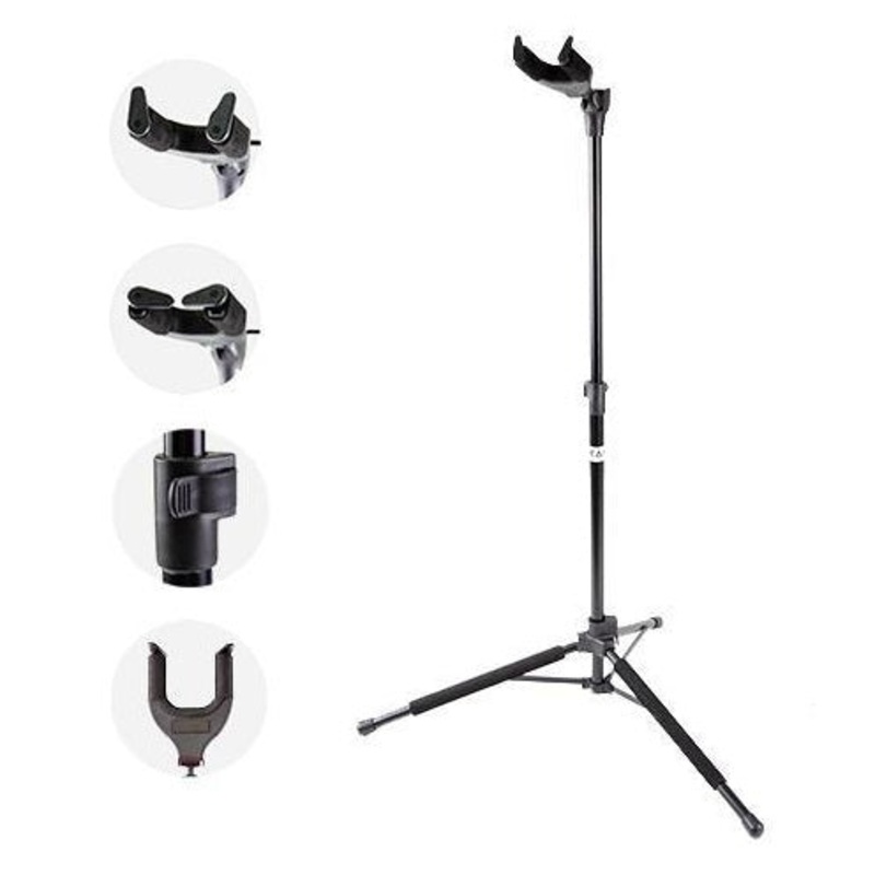 wittner-beam-cello-stand-auto-grip-black Wittner Beam Cello Stand - Auto Grip Black