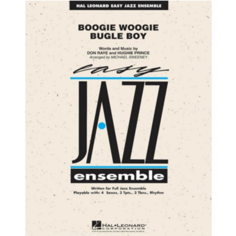boogie-woogie-bugle-boy-arr-michael-sweeney-stage-band-chart-grade-2 Boogie Woogie Bugle Boy, Arr. Michael Sweeney Stage Band Chart Grade 2