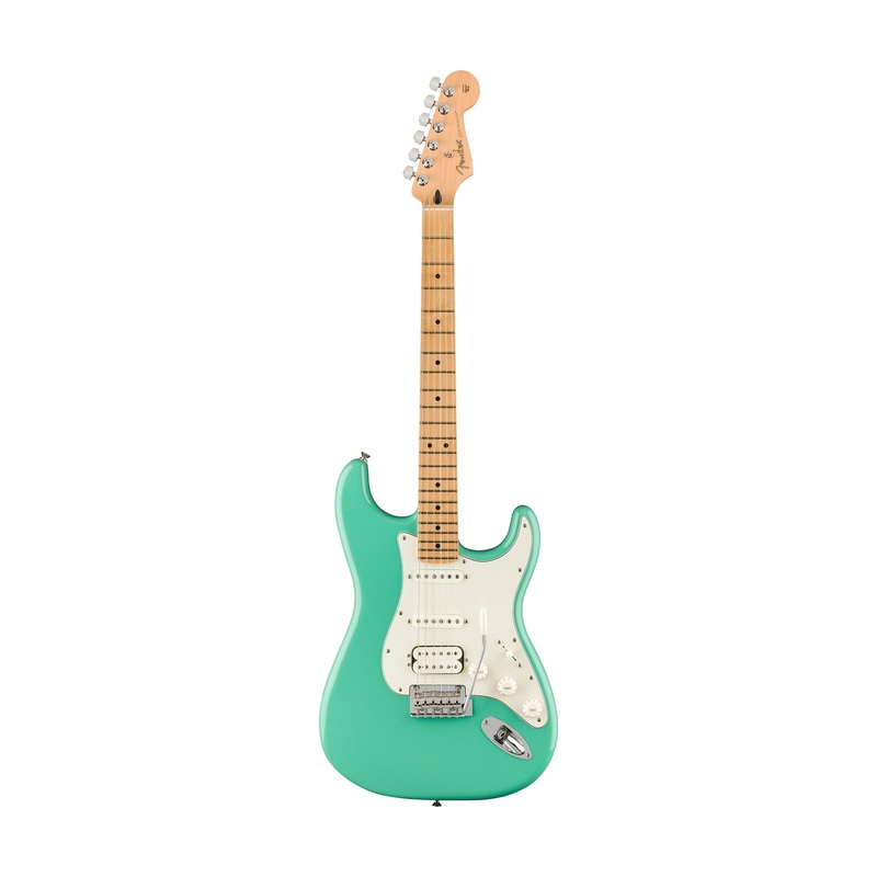 fender-player-stratocaster-hss-electric-guitar-maple-fb-sea-foam-green Fender Player Stratocaster HSS Electric Guitar, Maple FB, Sea Foam Green