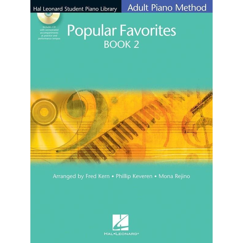 hal-leonard-adult-piano-method-popular-favorites-book-2-book-cd-pack Hal Leonard Adult Piano Method Popular Favorites Book 2 - Book/CD Pack