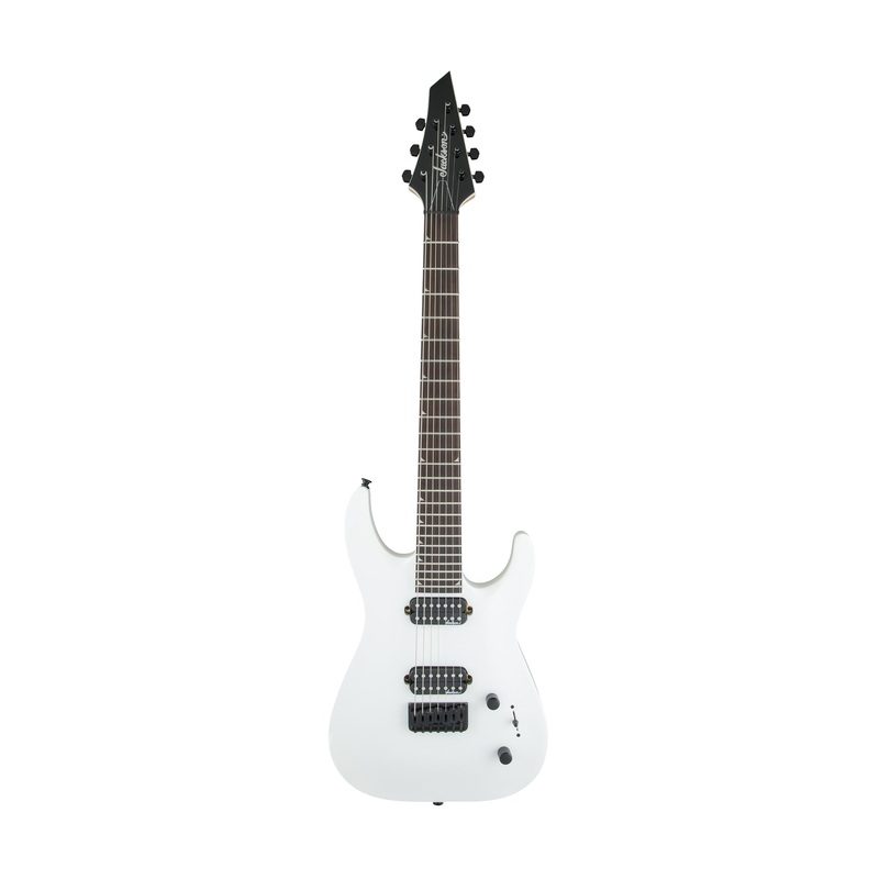 jackson-dinky-js32-7-dka-electric-guitar-amaranth-fb-snow-white Jackson Dinky JS32-7 DKA Electric Guitar, Amaranth FB, Snow White