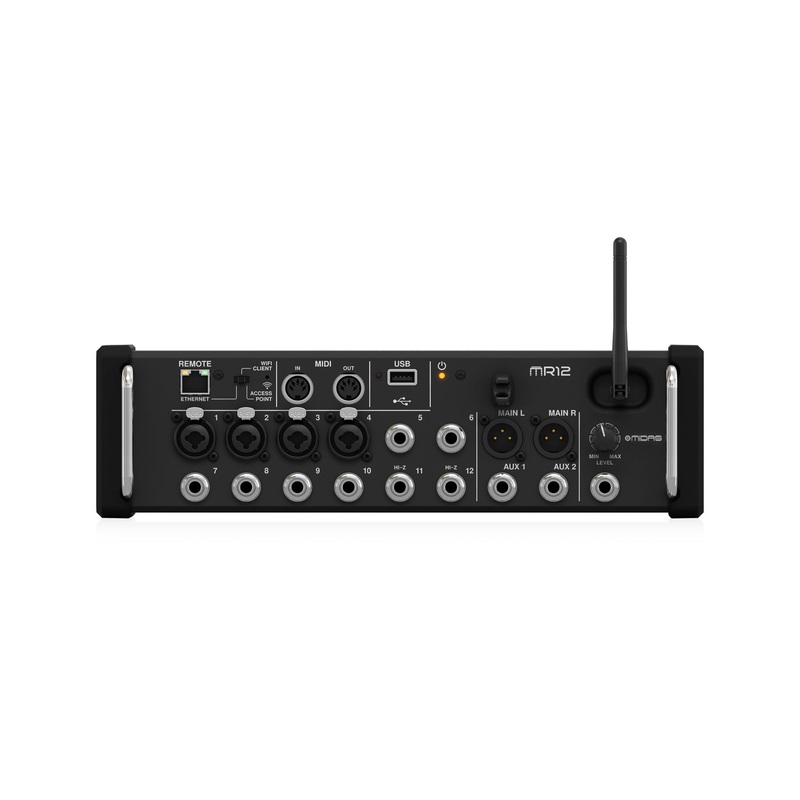 midas-mr12-12-channel-tablet-controlled-digital-mixer Midas MR12 12-Channel Tablet-controlled Digital Mixer