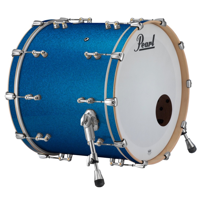 pearl-music-city-custom-reference-pure-22-x16-bass-drum-w-bb3-mount-vintage-blue-sparkle-rfp2216bb-c424 Pearl Music City Custom Reference Pure 22"x16" Bass Drum w/BB3 Mount VINTAGE BLUE SPARKLE RFP2216BB/C424