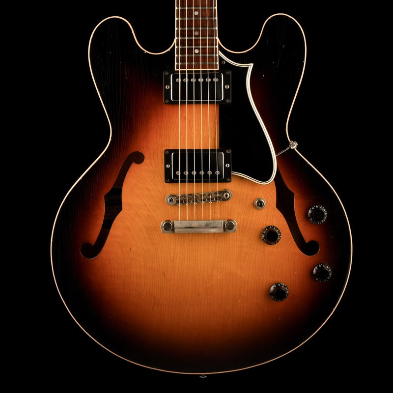 pre-owned-2022-heritage-h-535-aged-sunburst-electric-guitar-with-ohsc Pre-Owned 2022 Heritage H-535 Aged Sunburst Electric Guitar With OHSC