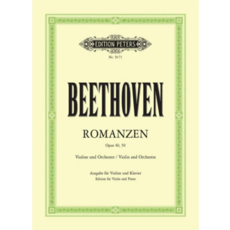2-romances-op-40-g-major-op-50-f-major-for-violin-and-piano-ludwig-van-beethoven 2 Romances Op. 40 G major & Op. 50 F major for Violin and Piano, Ludwig van Beethoven