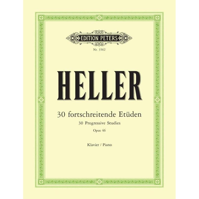 heller-30-progressive-studies-op-46-piano Heller - 30 Progressive Studies Op. 46, Piano