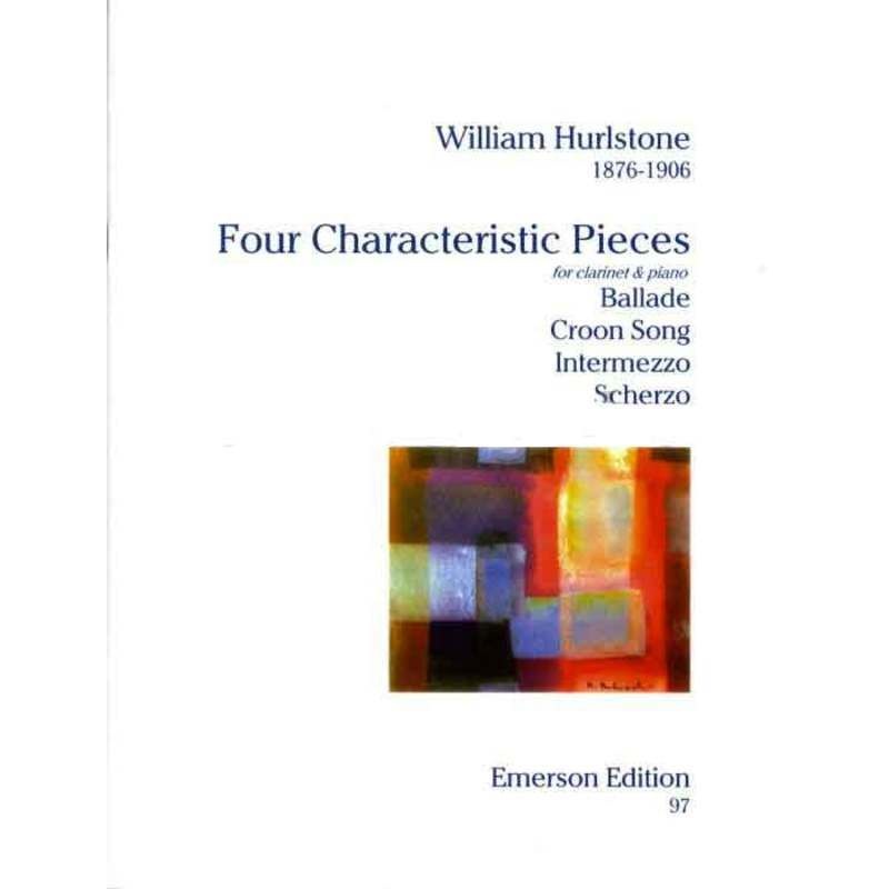 hurlstone-4-characteristic-pieces-clarinet Hurlstone - 4 Characteristic Pieces, Clarinet