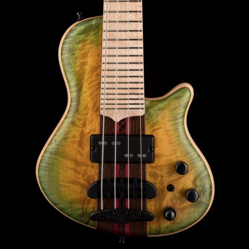 mayones-cali4-quilt-maple-top-swamp-ash-back-custom-color-greenburst-matte-finish-with-case Mayones Cali4 Quilt Maple Top Swamp Ash Back Custom Color Greenburst Matte Finish with Case