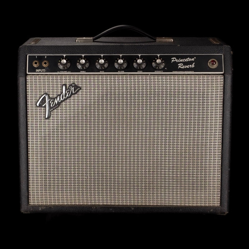used-1980-s-fender-princeton-reverb-guitar-amp-combo Used 1980's Fender Princeton Reverb Guitar Amp Combo